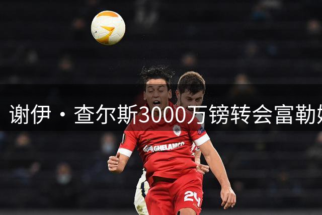 谢伊·查尔斯3000万镑转会富勒姆 创北爱尔兰球员身价纪录
